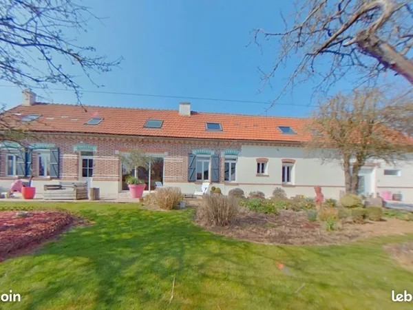 Maison 165m² type longère avec dépendance 40m² plain pied secteur sud Arras