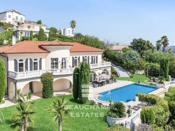 Villa art déco 5 chambres avec vue mer panoramique - Mandelieu-La Napoule