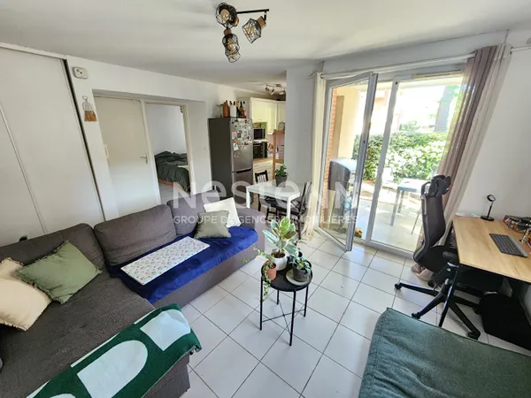 Toulouse A vendre T2 en rez-de-jardin