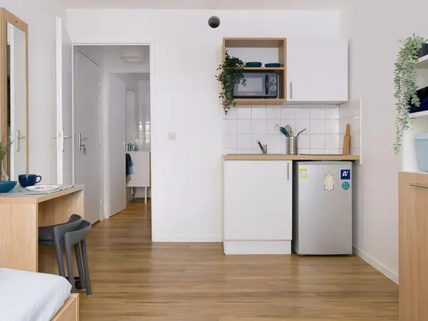 Studio 2 pièces 17 m²