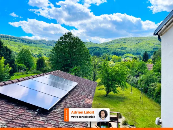 Maison rénovée bourg - Gare SNCF - 3 chambres - PAC - Panneaux solaires - Vue Monts d'Ambazac
