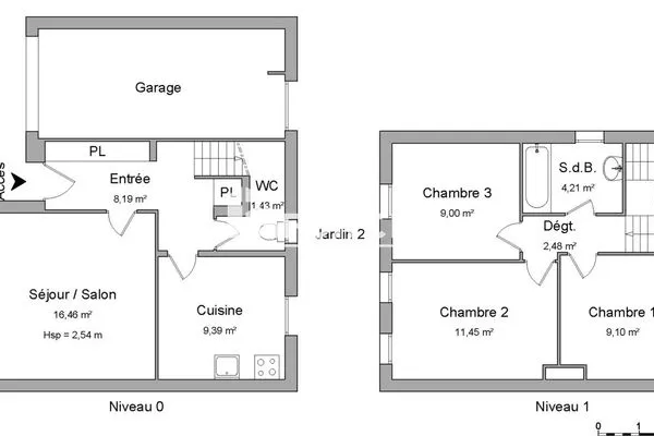 Maison 4 pièces 72 m²