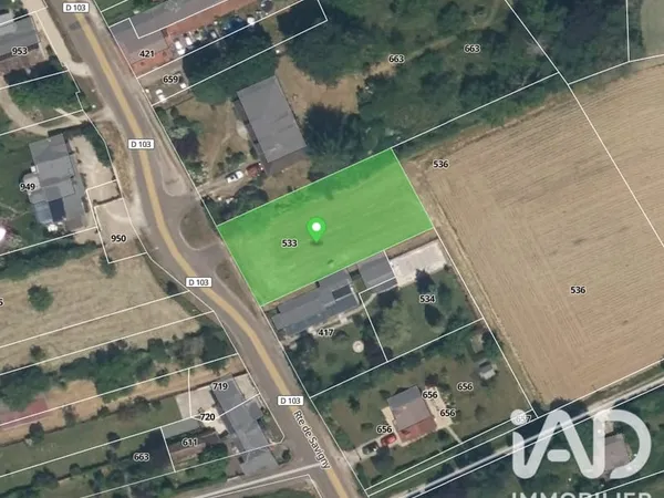 Terrain 1162 m²