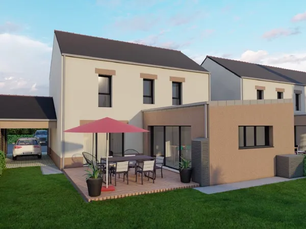 Terrain + maison 128 m²