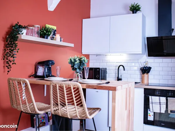 Studio meublé, 22m²