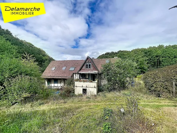 A VENDRE PROCHE BRECEY Maison de campagne atypique de 5 pièces 4257 m² de terrain dans un cadre plei