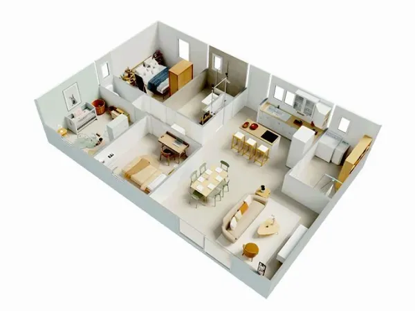 Maison neuve 5 pièces 84 m²