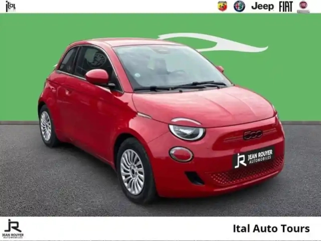 Fiat 500 e/electrique 118ch/118 (red) my23/camera — photo 3
