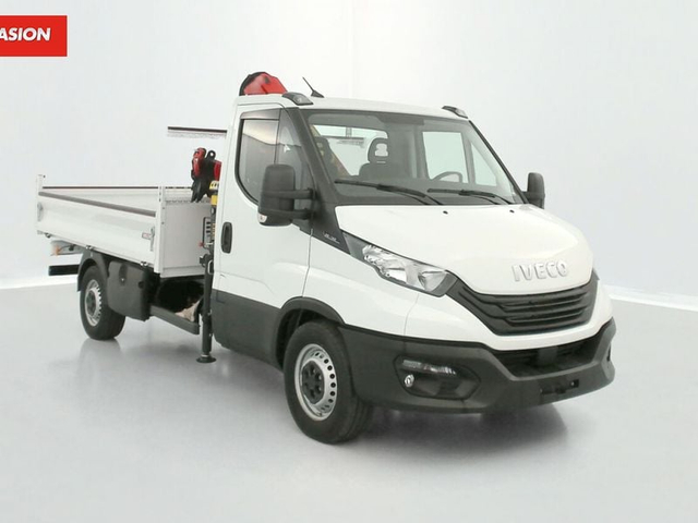 Iveco DAILY 35S14H 3750 2.3 136ch Benne Alu JPM + Grue PK 3400