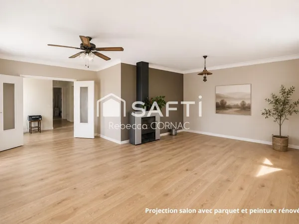 Maison sur 3 000 m² de terrain constructible