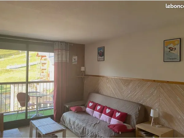 PEYRAGUDES - LES AGUDES | APPARTEMENT 40 m² AVEC BALCON | PIED DES PISTES | 97 500