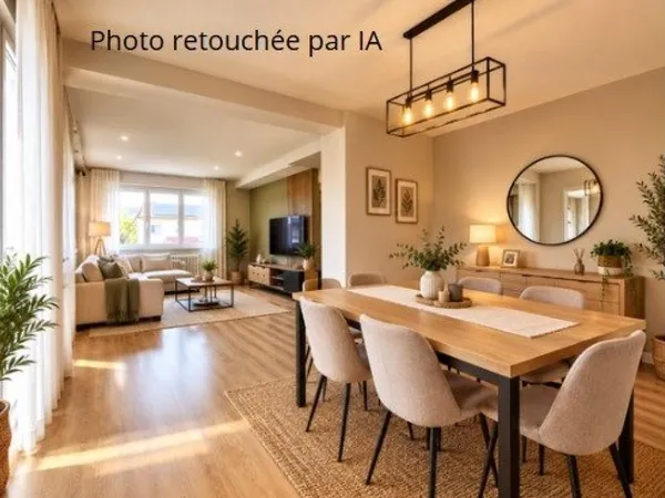 Possibilité de créer quatre appartements