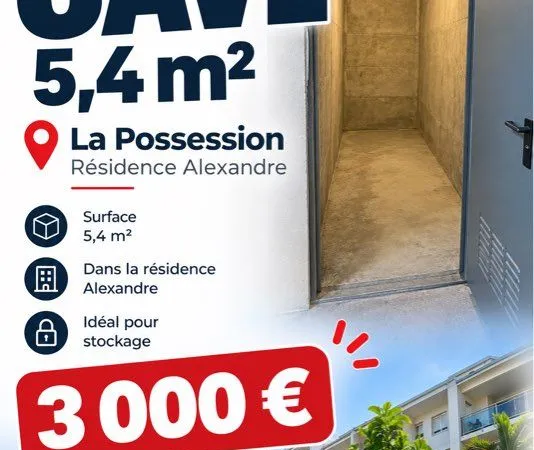Vente cave 5,4m2 Possession