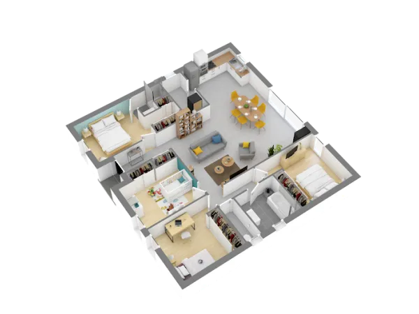 Maison neuve 5 pièces 104 m²