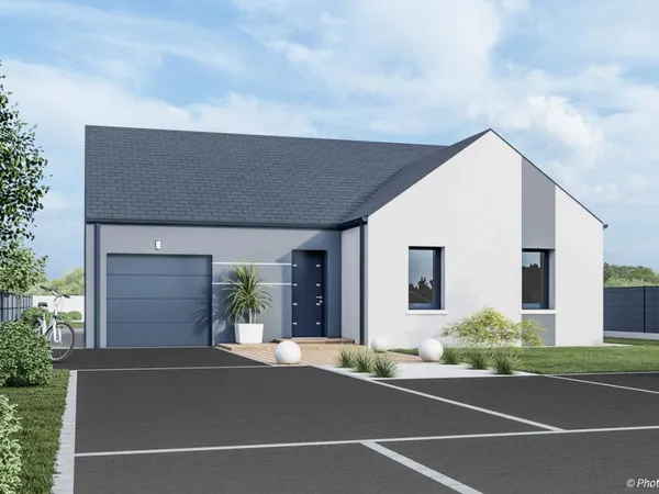 Terrain + maison 77 m²