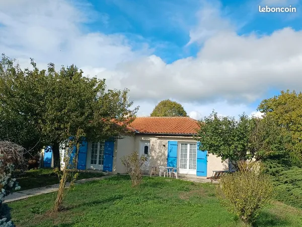 Maison 124m2 avec piscine grand jardin 4 chambres