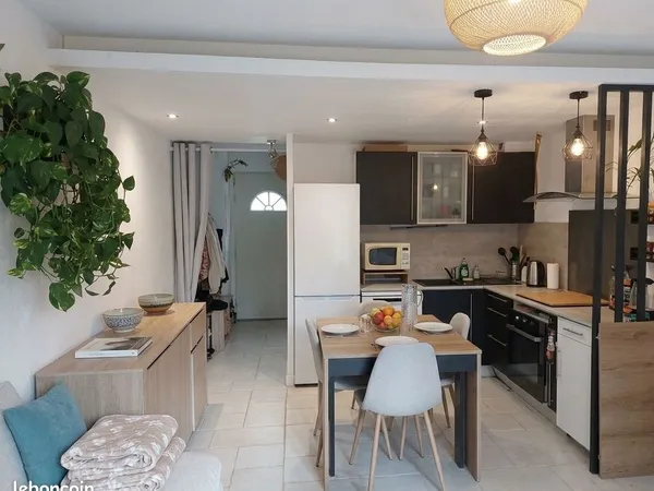 Appartement duplex avec jardin T2bis Lardenne