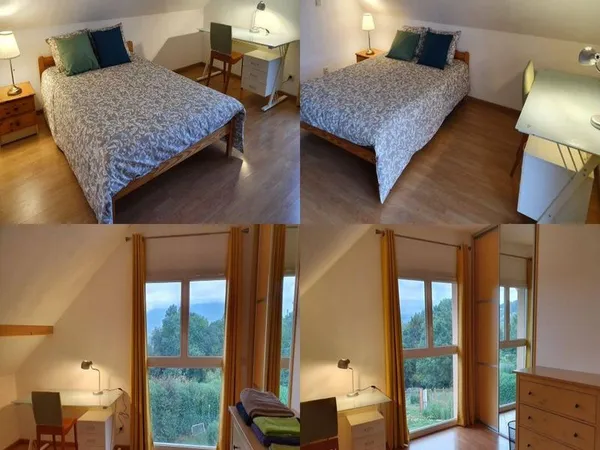 Chambre meublée 14 m² - Colocation chez l'habitant - Monnetier-Mornex (74)