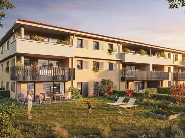 T2 lumineux avec terrasse - 46,45 m²