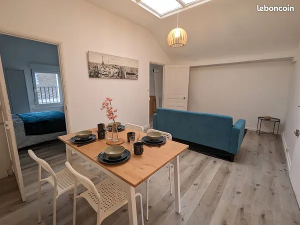 2 pièces 43m2 meublé Hirson