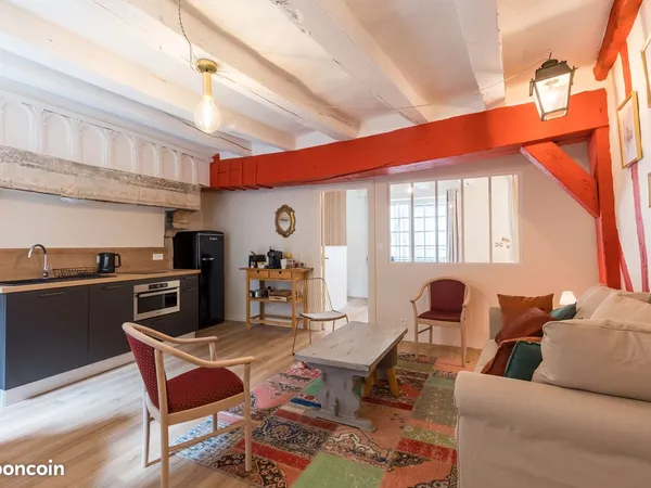 T2 de charme - 48m² - Vieux Mans Hyper centre - Meublé et équipé