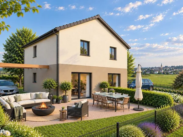 Duplex 2 chambres + jardin