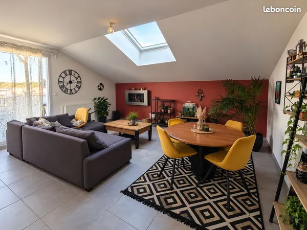 Colocation T3 meublé avec grande terrasse - Toulouse