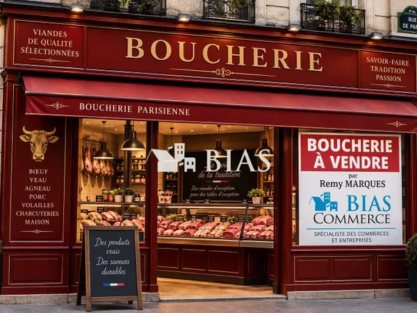 A vendre boucherie traiteur à Paris Rive Gauche