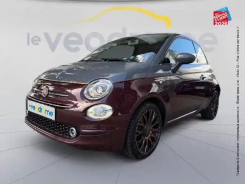 Fiat 500 1.2 8v 69ch eco pack collezione fall euro6d tpano