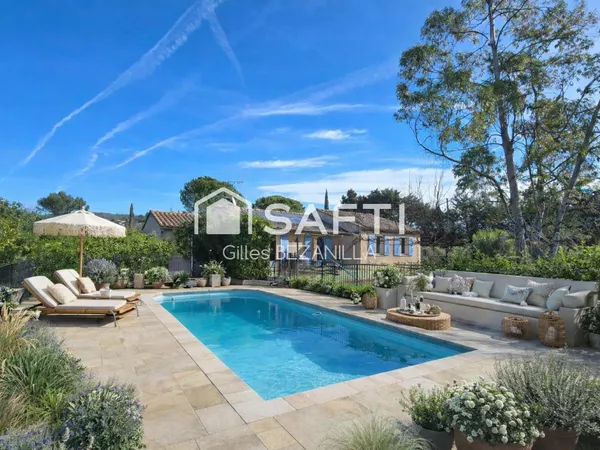 Villa 124m2 6P 5 chambres piscine 1650m2 Annexe