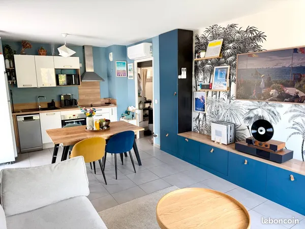 Appartement T3 - 60 m² avec balcon - 1er étage - quartier Berliet