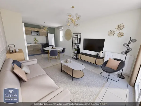 Appartement 2 pièces 43 m²