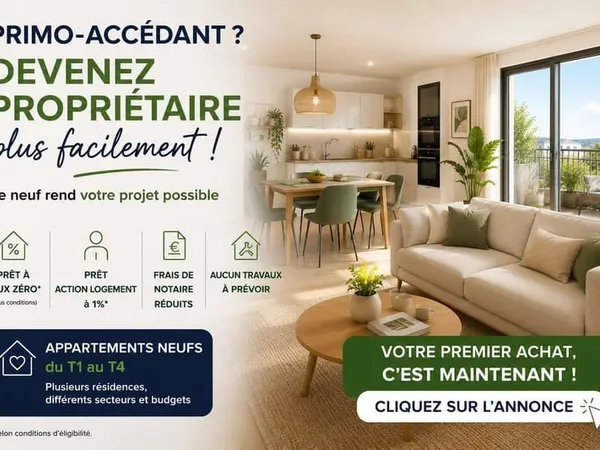 Appartement 3 pièces 65 m²