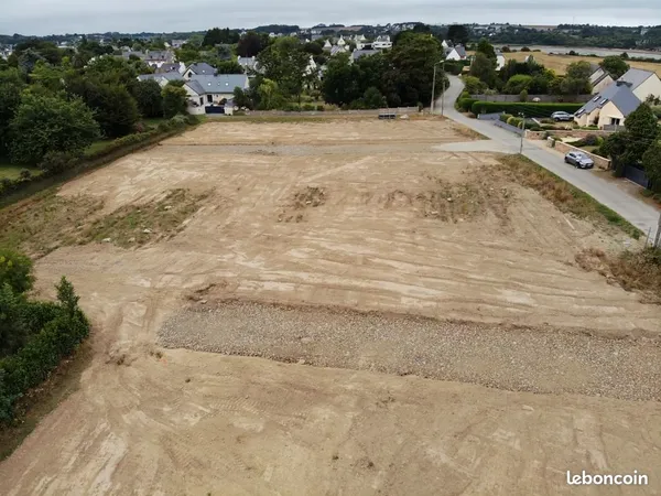 Terrain viabilisé de 681 m² à paimpol - tout proche du port et du littoral