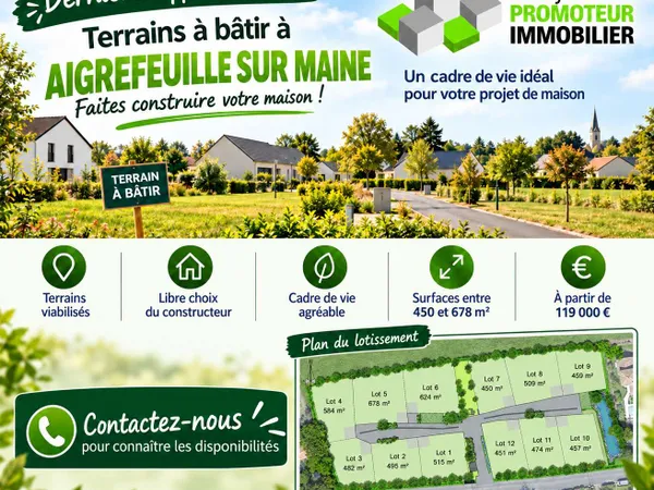 Terrain 515 m²