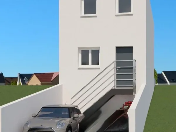 Terrain constructible atypique - 151 m² - Puiseux-en-France (95380)