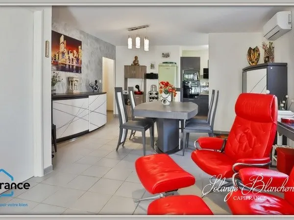 Cazedarnes - Maison plain-pied T3, 68 m² habitables + garage, jardin arboré