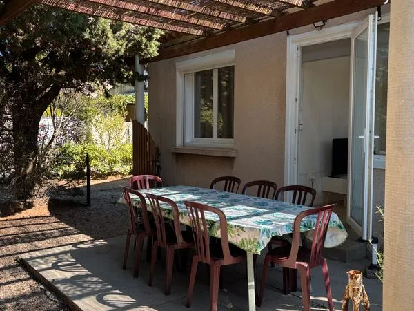 Location CARRO côte bleue maison avec jardin