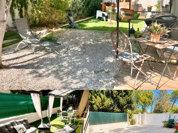 Aubagne bas de villa 112m²/jardin145m² env./3 stationnements privatifs