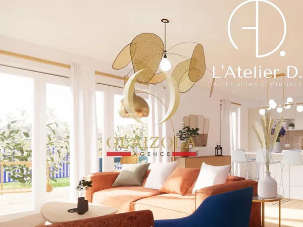 BIDART - Appartement T3 neuf en rez-de-chaussée avec garage et parking.