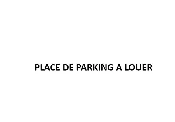 Place de parking