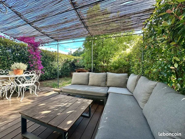 À vendre à la Colle sur loup - 2 pièces - terrasse/jardin - double garage -
