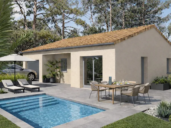 Terrain + maison 3 pièces 72 m²