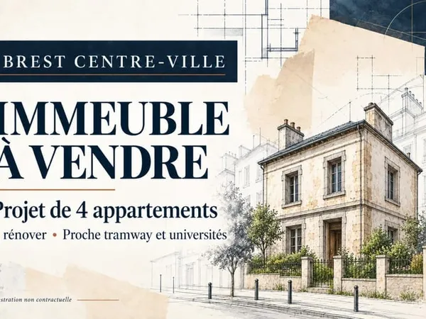 A VENDRE, BREST, CENTRE, Immeuble à rénover
