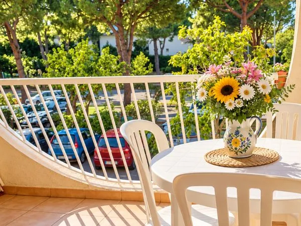 La Grande-Motte / Couchant - Studio Climatisé avec Terrasse Sud-Ouest & Parking Privé