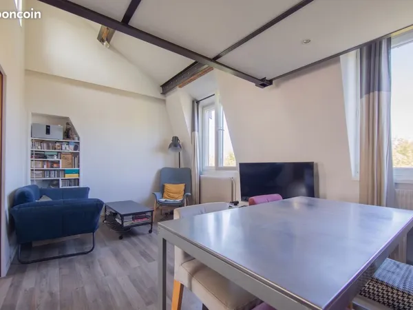 Appartement T3 atypique 68,75 au sol (39,40m2 Carrez) - vue Tour Eiffel