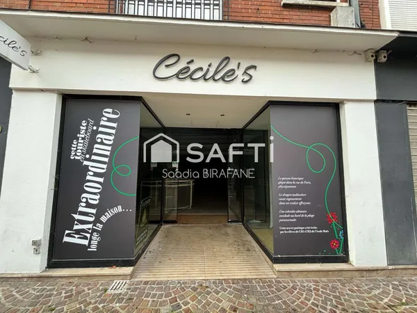 A louer local 120m² belle visibilité Lens centre