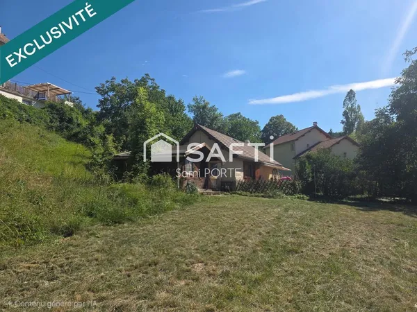 Chalet chaleureux de 55 m² sur un magnifique terrain de 3 000 m²