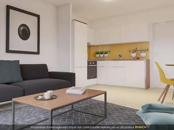 Appartement 2 pièces 49 m²