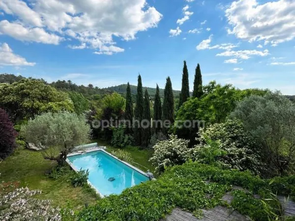 AUMELAS (34230) - MAISON CONTEMPORAINE - 5 CHAMBRES - PISCINE - TERRAIN DE 1 650 M² - CALME - SANS V